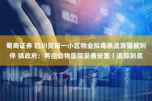 蜀商证券 四川资阳一小区物业拟毒杀流浪猫被叫停 镇政府：将由动物医院妥善安置丨追踪到底
